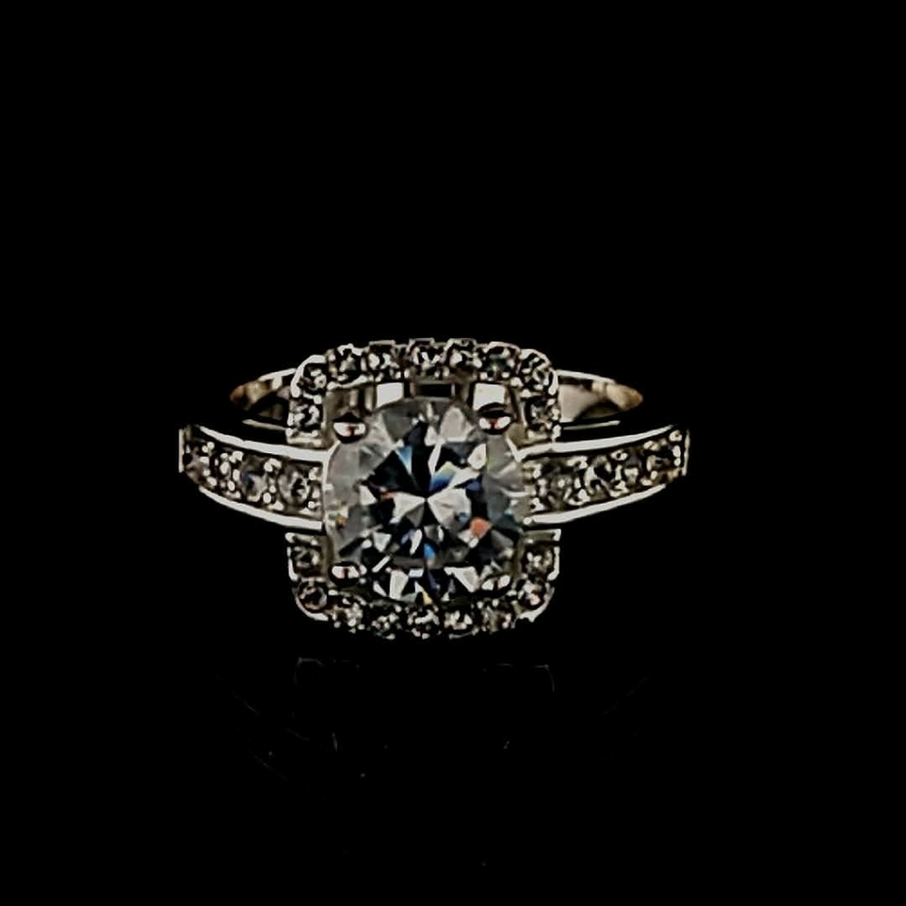 Ladies CZ Elegant Angel Ring